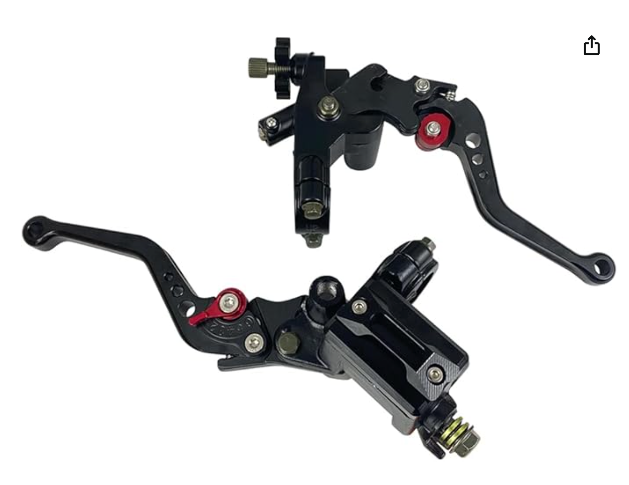 Levier d'embrayage + Maître-Cylindre frein droit avec Pompe de Frein Réglable