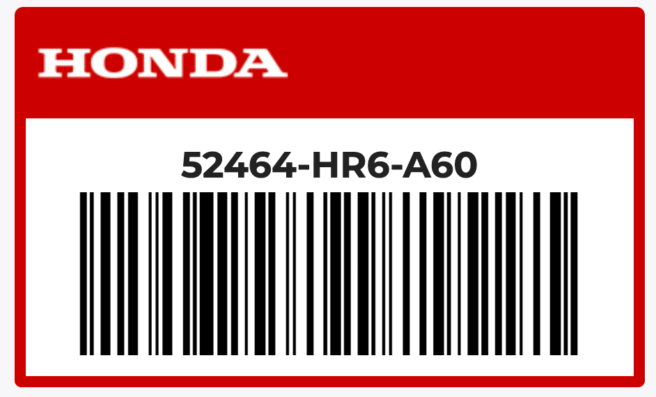 Bagues de rotule du bloc arrière 52464-HR6-A60 honda trx420