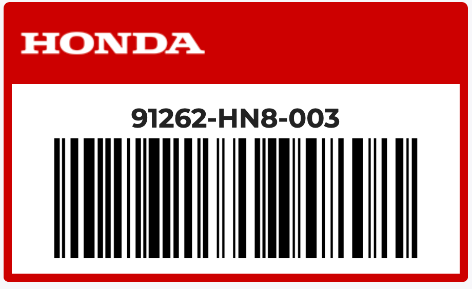 Caches poussière pour les bagues / rotules arrière 91262-HN8-003 Honda TRX420