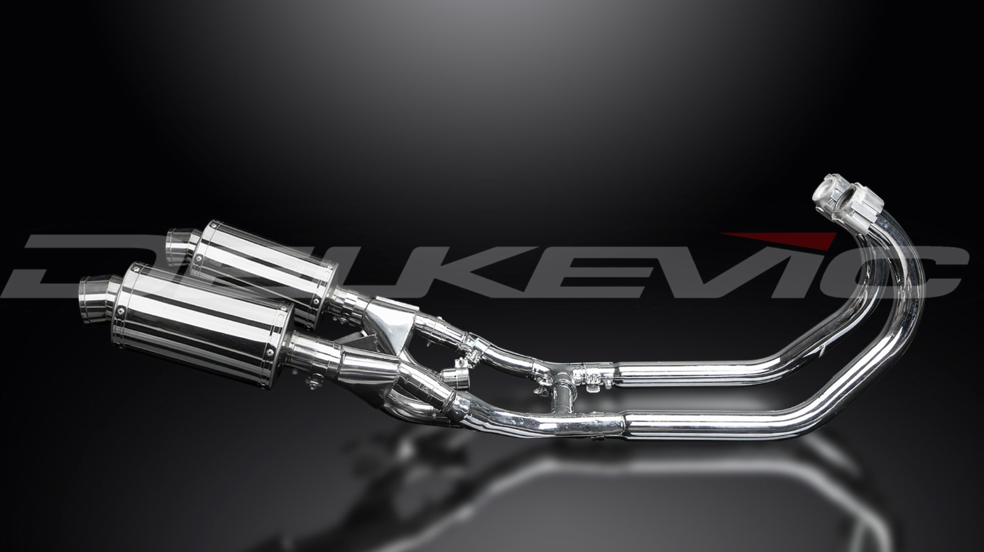 YAMAHA V-MAX VMX1200 1984-2007 Echappement 4-2 Complet 225 Ovale Inox PISTE