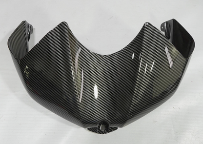 Kit carénage fibre de carbone brillante + cache réservoir pour Yamaha YZF R6 2006-2007 noir