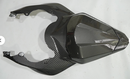 Kit carénage fibre de carbone brillante + cache réservoir pour Yamaha YZF R6 2006-2007 noir