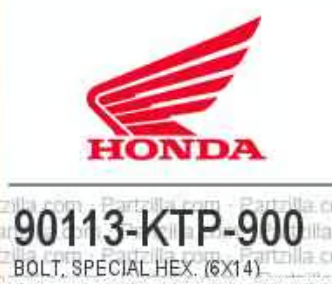 BOULON D'ORIGINE HONDA | 90113-KTP-900