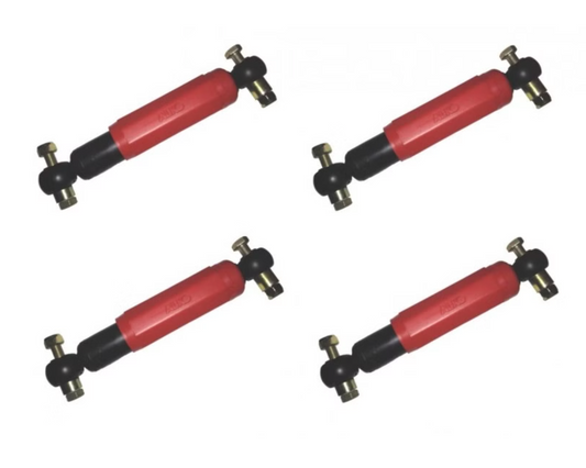 4 x AL-KO Octagon 244086 essieu Amortisseur ROUGE