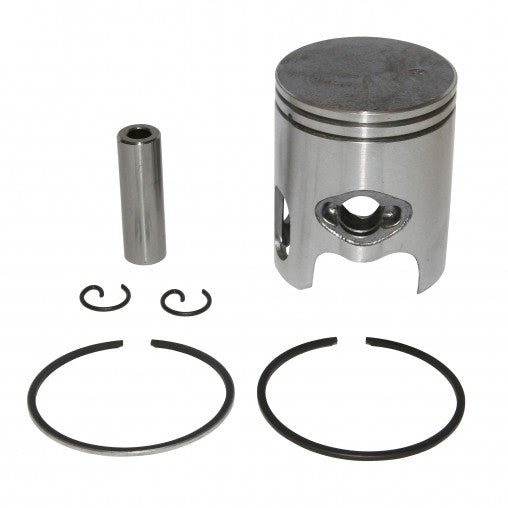 Piston adapt - Mbk 50 booster, stunt / Yamaha 50 bws, slider (calotte plate - diam 40) -Qualité origine-